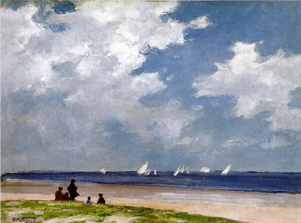 Edward Henry Potthast Sailboats off Far Rockaway